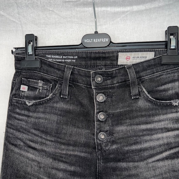 Adriano Goldschmied AG - The Isabelle Button Up - 25R - High Rise Straight Crop! - Picture 4 of 6